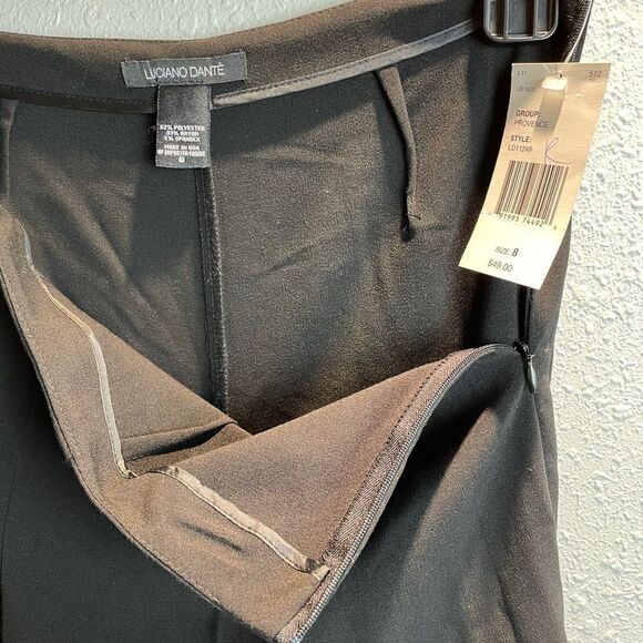 NWT Luciano Dante Black Skirt Size 8 - Picture 3 of 4